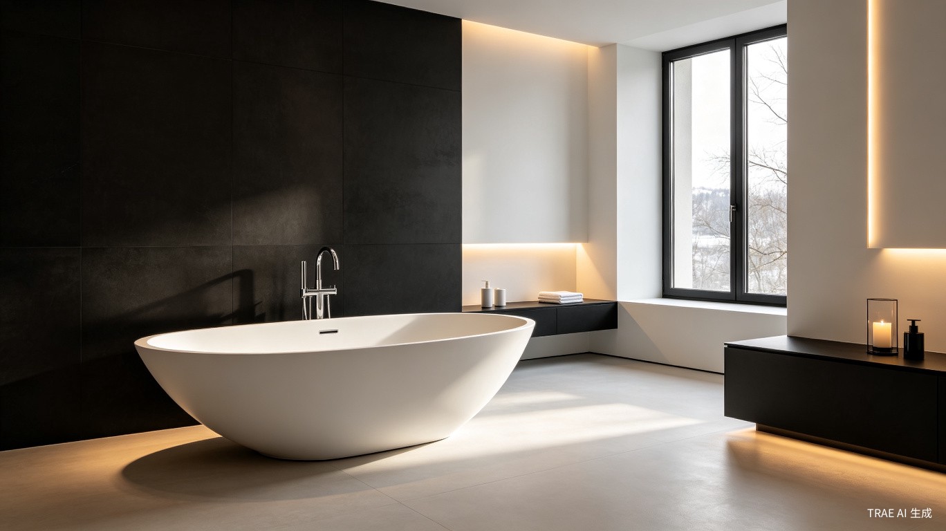 Modern Minimalist Bathroom - Luxury from Pure Simplicity thumbnail 3